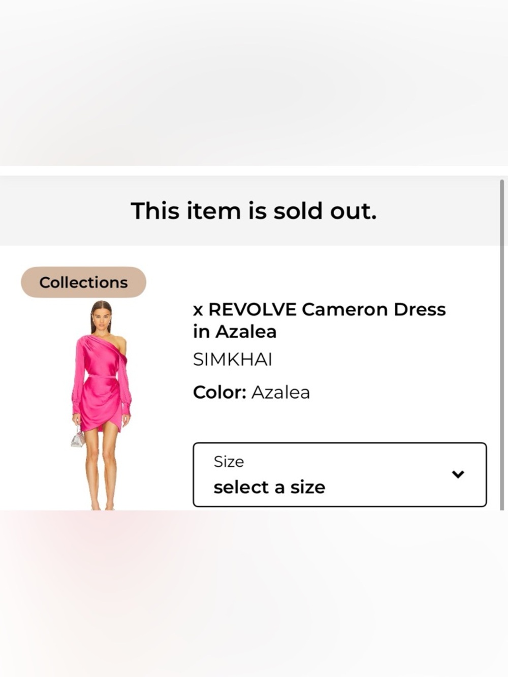Jonathan Simkhai One-Shoulder Mini Dress in Bright Pink (Azalea)
